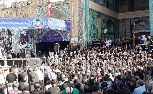 آیین جمعه قالیشویان در مشهد اردهال