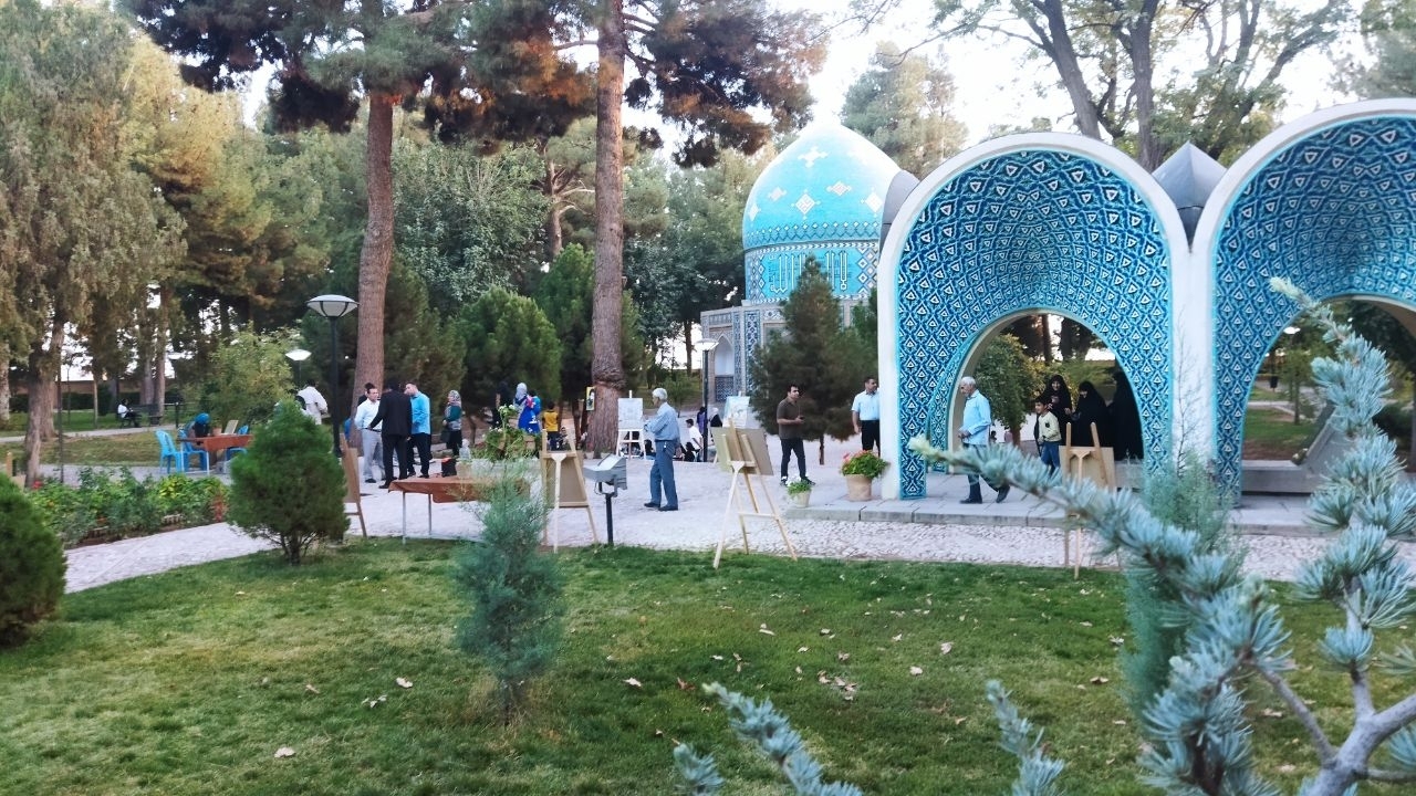 برپایی نمایشگاه نقاشی در جوار آرامگاه کمال الملک