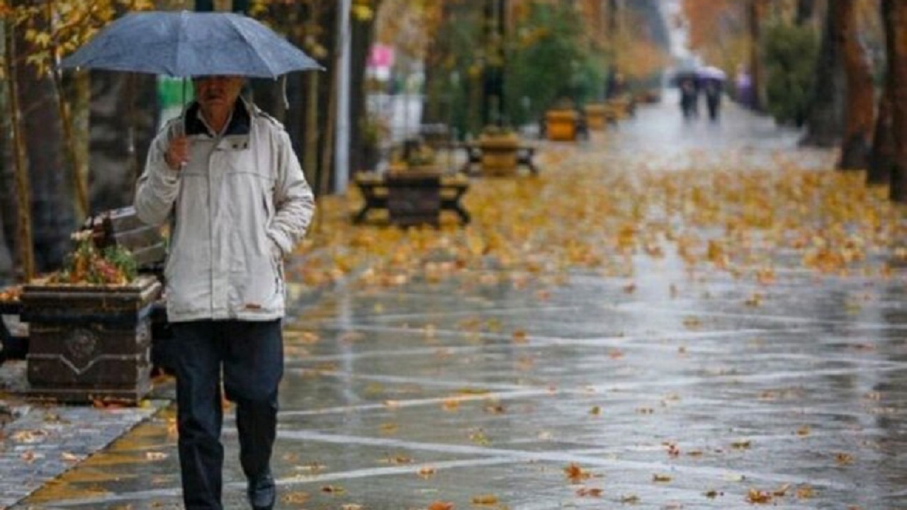 بارش‌های پراکنده باران بسیاری از نقاط استان را فرا می گیرد