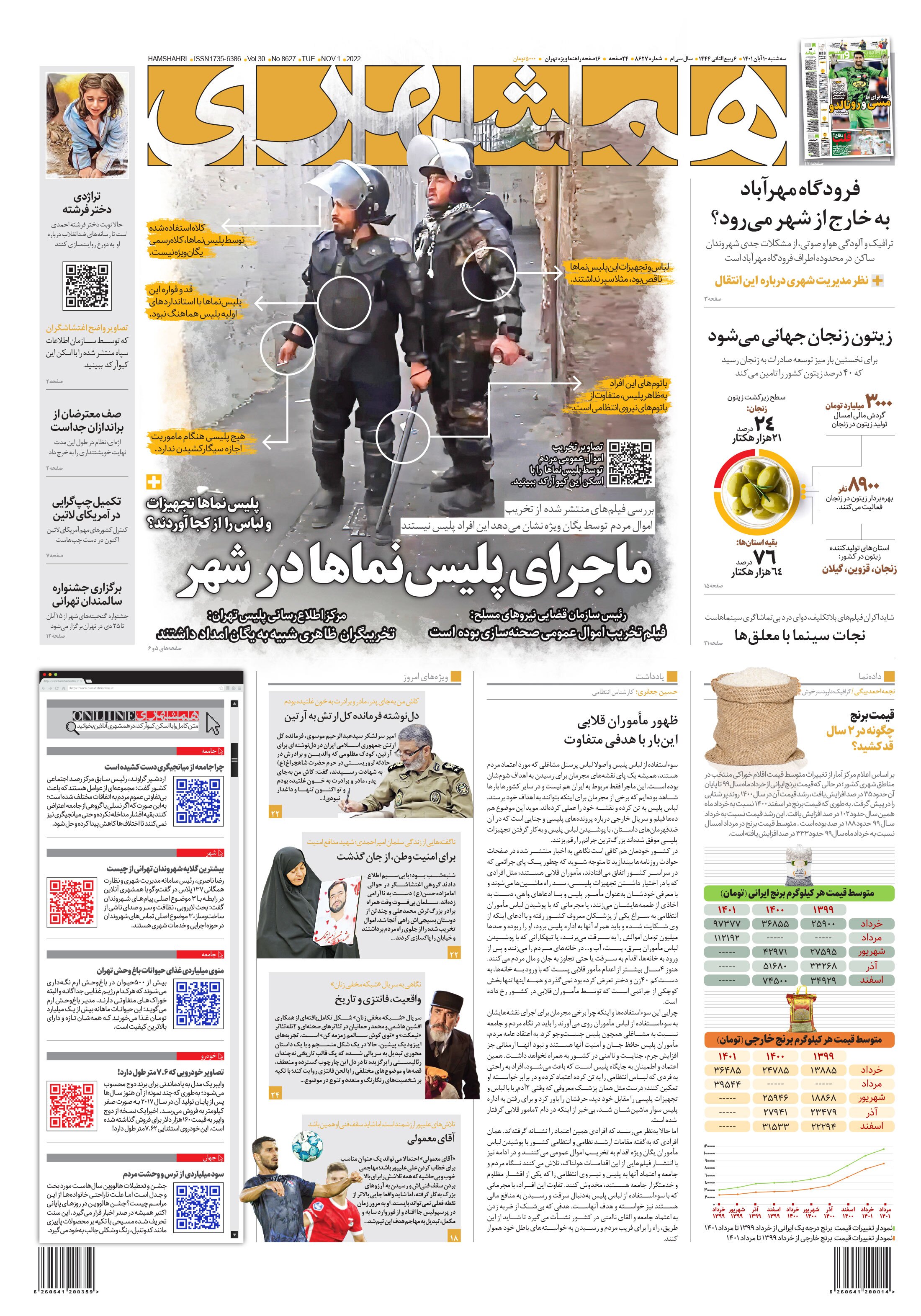 روزنامه همشهری