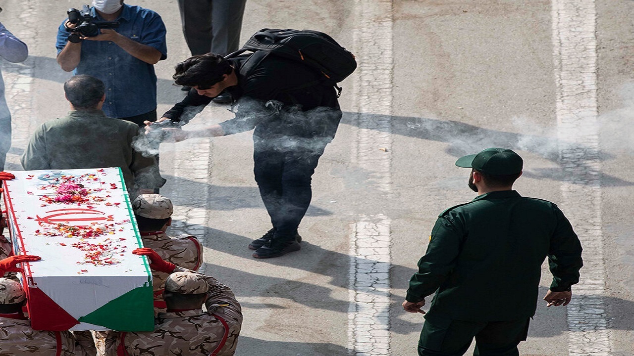 پیکر مطهر شهید نیروی انتظامی در زاهدان تشییع شد