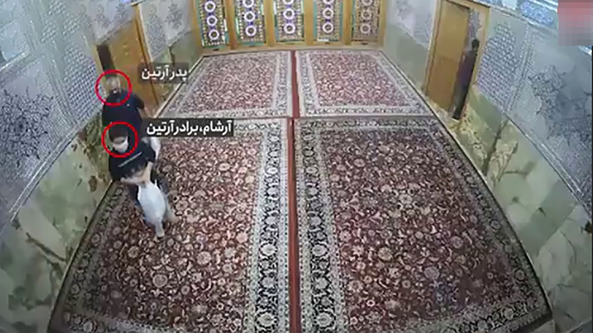 دیدار آرتین سرایداران با رهبر انقلاب + فیلم