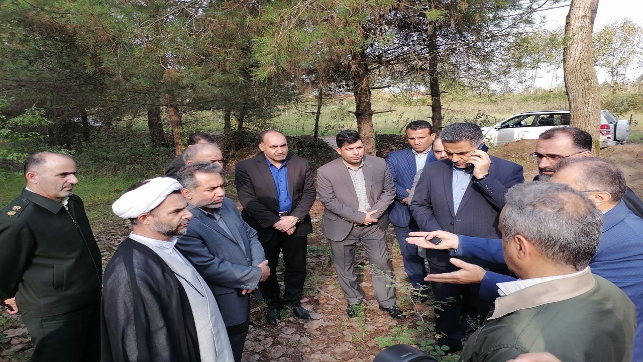 بازدید مسئولان قضایی از پارک جنگلی ۱۲۰ هکتاری رودسر