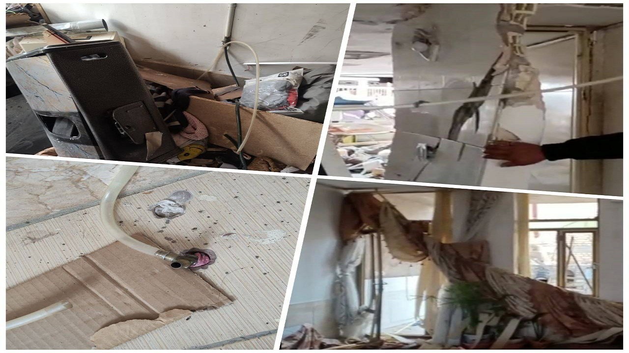 انفجار منزل مسکونی در شهر گندمان بر اثر نشت گاز