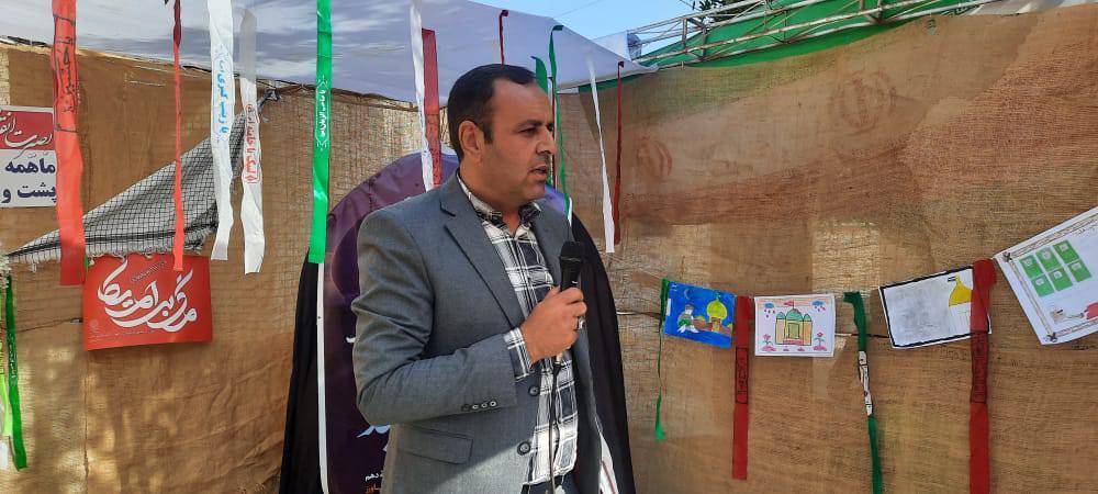 مراسم روز استکبار ستیزی صدای زنگ استکبار ستیزی در مدارس شهر جویم طنین انداز شد + تصاویر