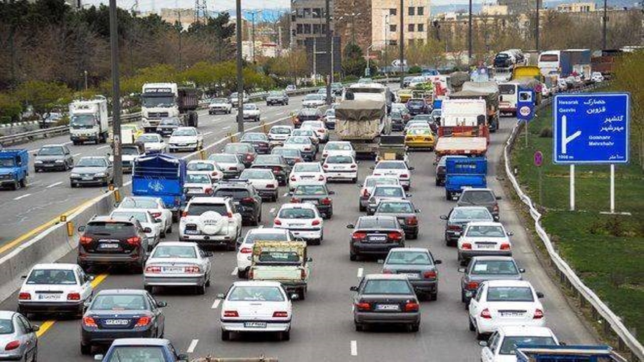 بازگشایی مسیر آزادراه کرج-قزوین