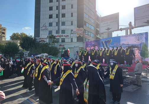 راهپیمایی ۱۳ آبان در البرز