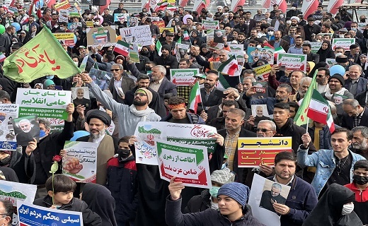 برگزاری مراسم راهپیمایی ۱۳ آبان در اصفهان+عکس