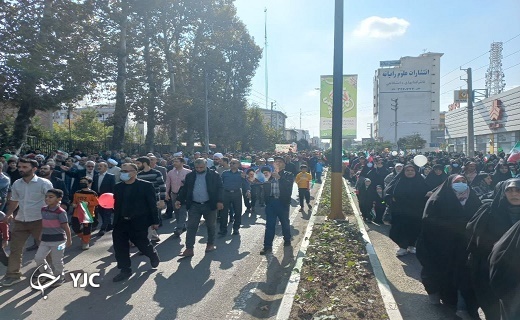 راهپیمایی باشکوه ۱۳ آبان در مازندران راهپیمایی باشکوه ۱۳ آبان در مازندران