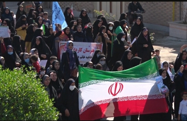 وحدت ملی با حضور پرشکوه خوزستانی‌ها در راهپیمایی ۱۳ آبان