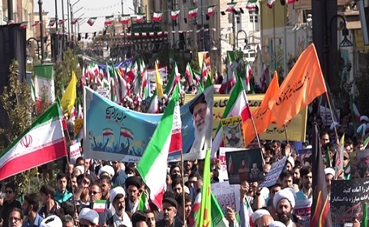 راهپیمایی یوم الله ۱۳ آبان در قم برگزار شد