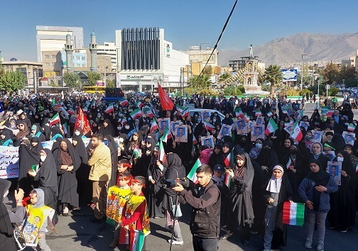 راهپیمایی ۱۳ آبان در البرز راهپیمایی ۱۳ آبان در البرز