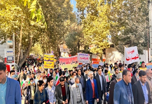 حضور حماسی و خروشان اقشار مختلف لرستان در ۱۳ آبان حضور حماسی و خروشان اقشار مختلف لرستان در ۱۳ آبان