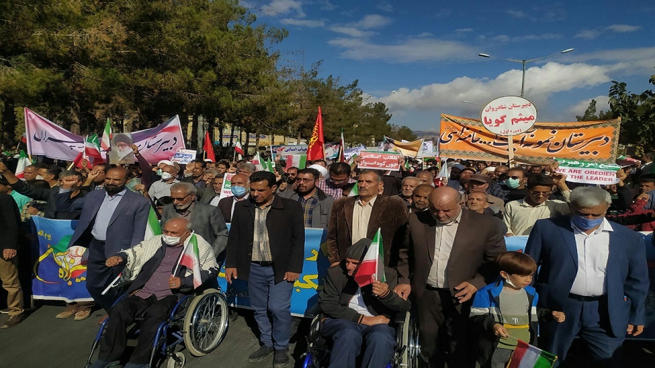 جوشش دریای اقتدار در روز دانش آموز