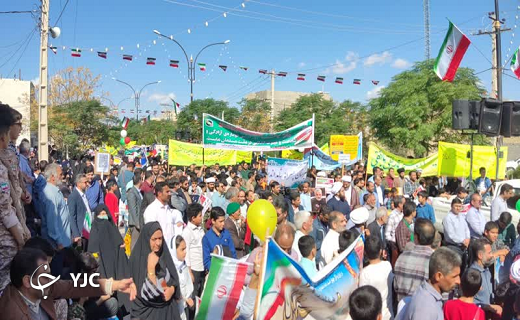 حلقه همبستگی و وحدت ۱۳ آبان و دفاع از کیان انقلاب در دارالعباده+ تصاویر