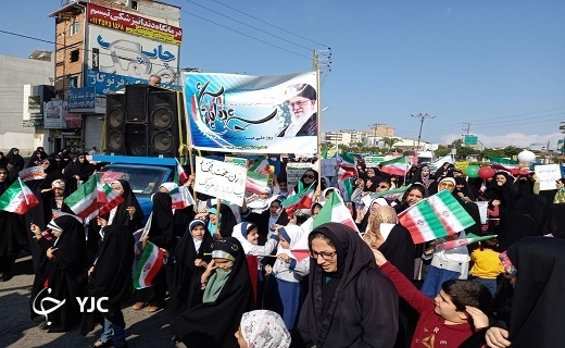 راهپیمایی باشکوه ۱۳ آبان در مازندران + تصاویر و فیلم راهپیمایی باشکوه ۱۳ آبان در مازندران + تصاویر و فیلم