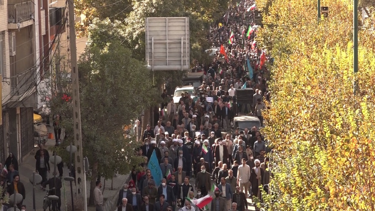 قرائت قطعنامه پایانی مراسم ۱۳ آبان ۱۴۰۱