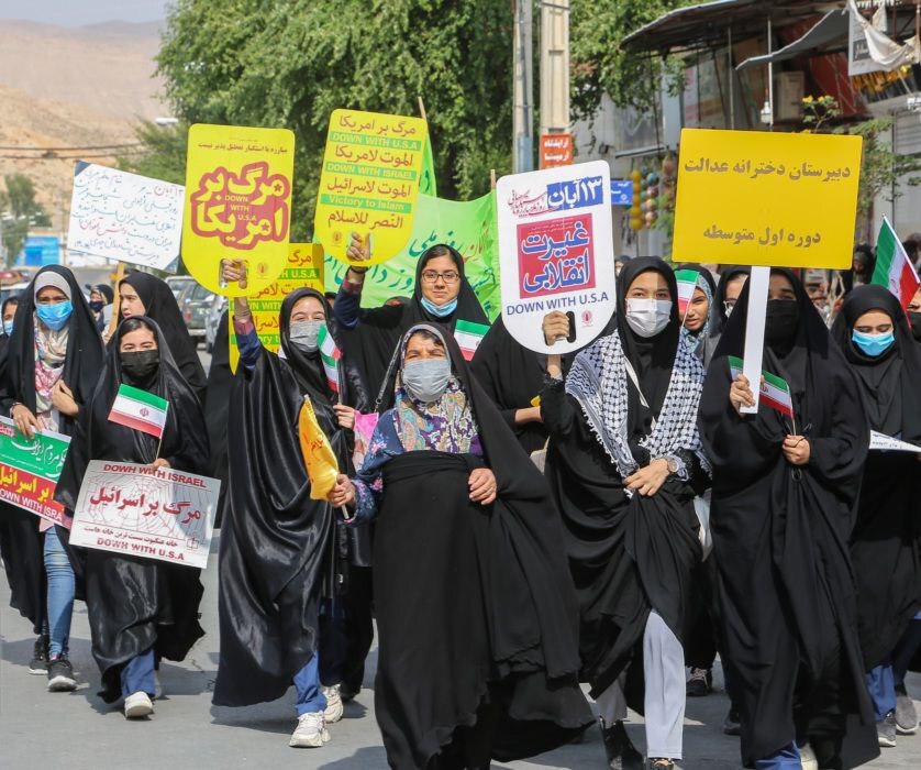برگزاری باشکوه راهپیمایی ۱۳ آبان در سراسر کشور + فیلم