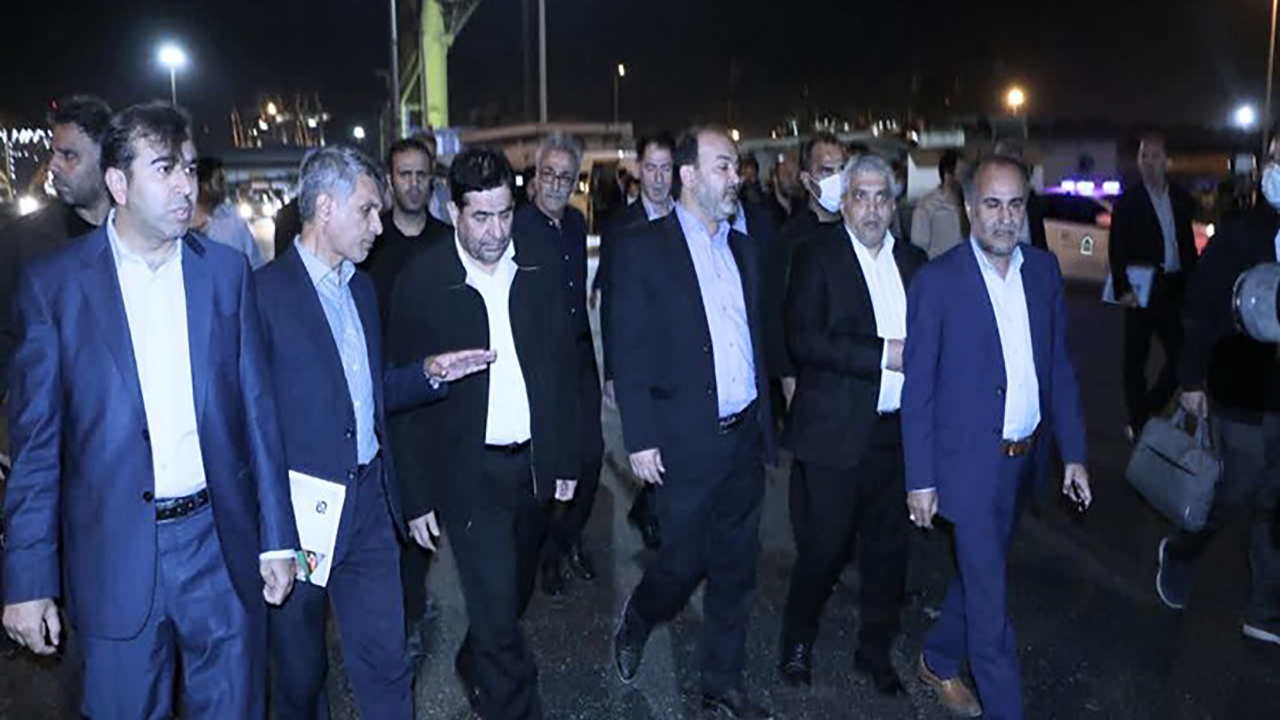 بازدید معاون اول رییس جمهور از بندر شهید رجایی بندرعباس
