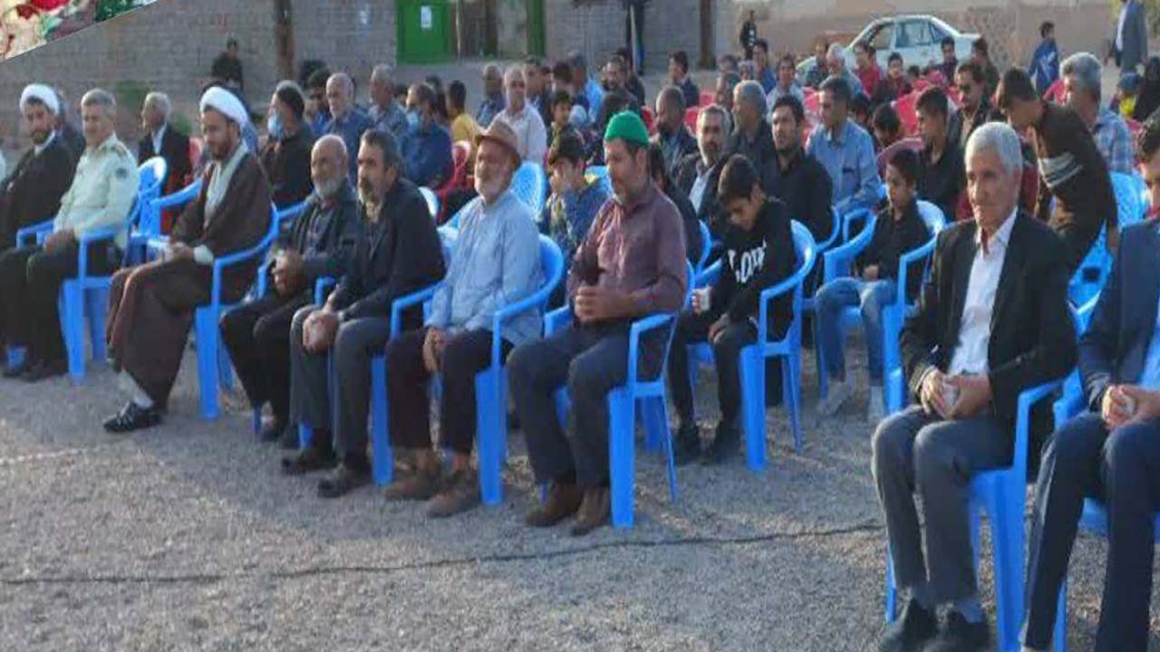 اربعین شهید گمنام ِ۱۸ ساله در زرند، برگزار شد