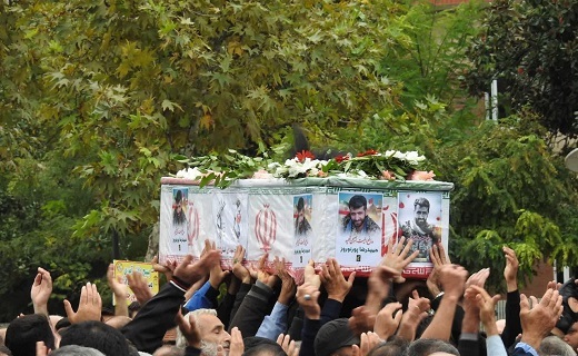 پیکر شهید &laquo;حمیدرضا پورنوروز&raquo; در لاهیجان تشییع شد