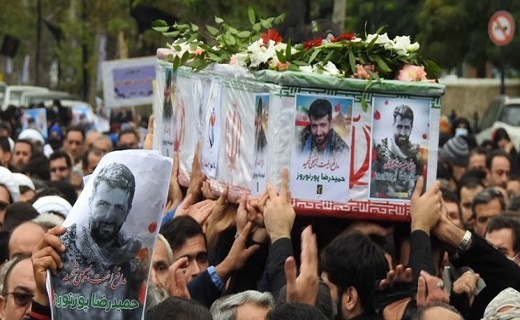 پیکر شهید &laquo;حمیدرضا پورنوروز&raquo; در لاهیجان تشییع شد