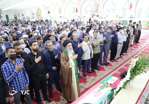 تشییع پیکر شهید شیرعلی احمدی در بندرعباس