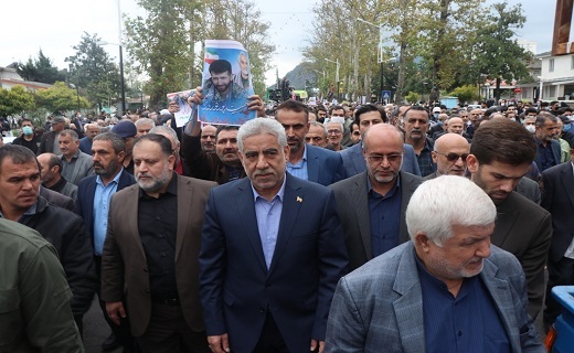 پیکر شهید &laquo;حمیدرضا پورنوروز&raquo; در لاهیجان تشییع شد