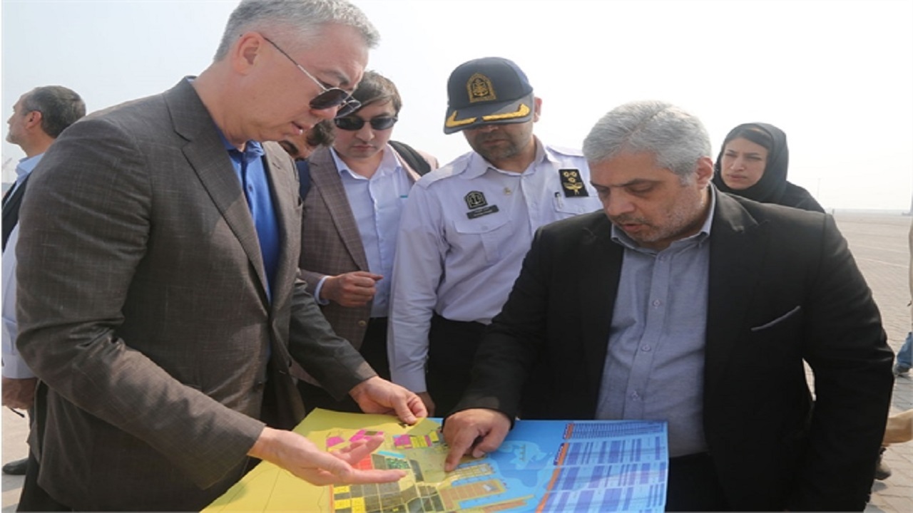 تشریح فعالیت‌های مشترک بندری ایران و قزاقستان در بندر شهید رجایی
