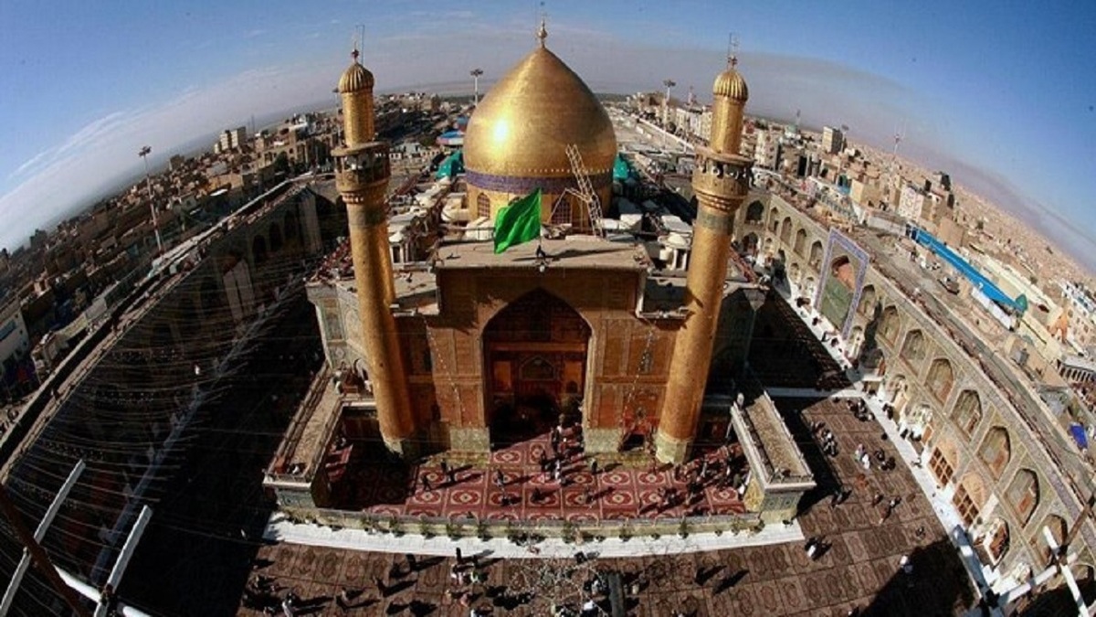 بارش برف در حرم حضرت معصومه (س) + فیلم