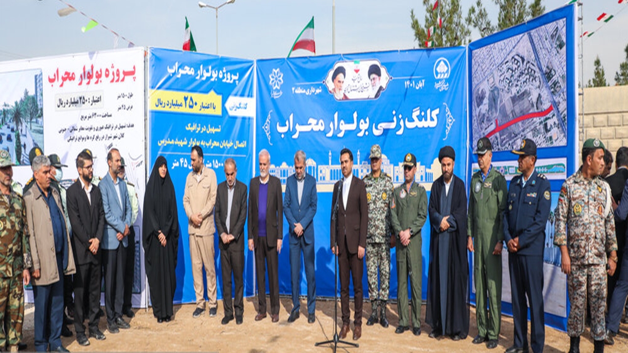 بهره برداری و آغاز ساخت ۲۹ طرح عمرانی در شیراز