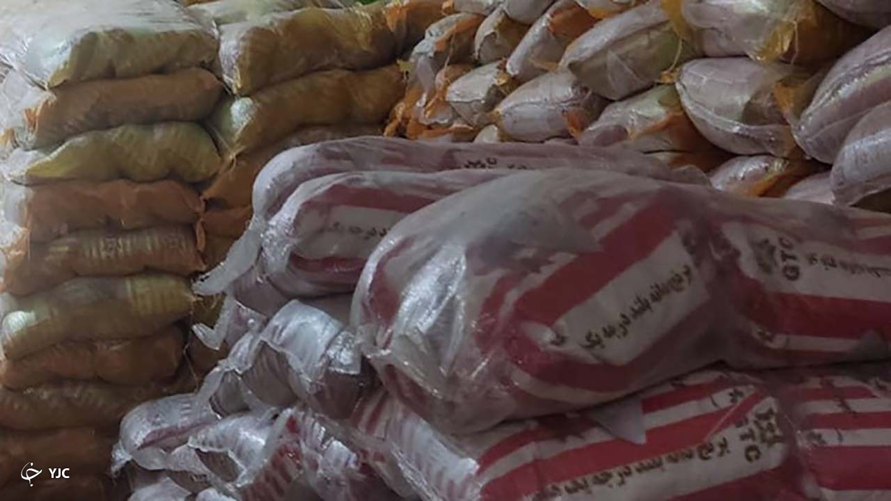 کشف و ضبط بیش از ۲۳ تن برنج قاچاق در مهاباد