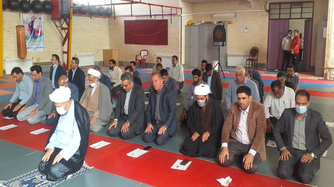 برگزاری نماز وحدت ادارات در کوهبنان