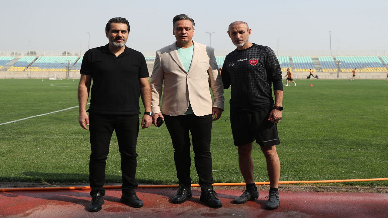 تمرین پرسپولیس در حضور پیشکسوت سرخپوشان