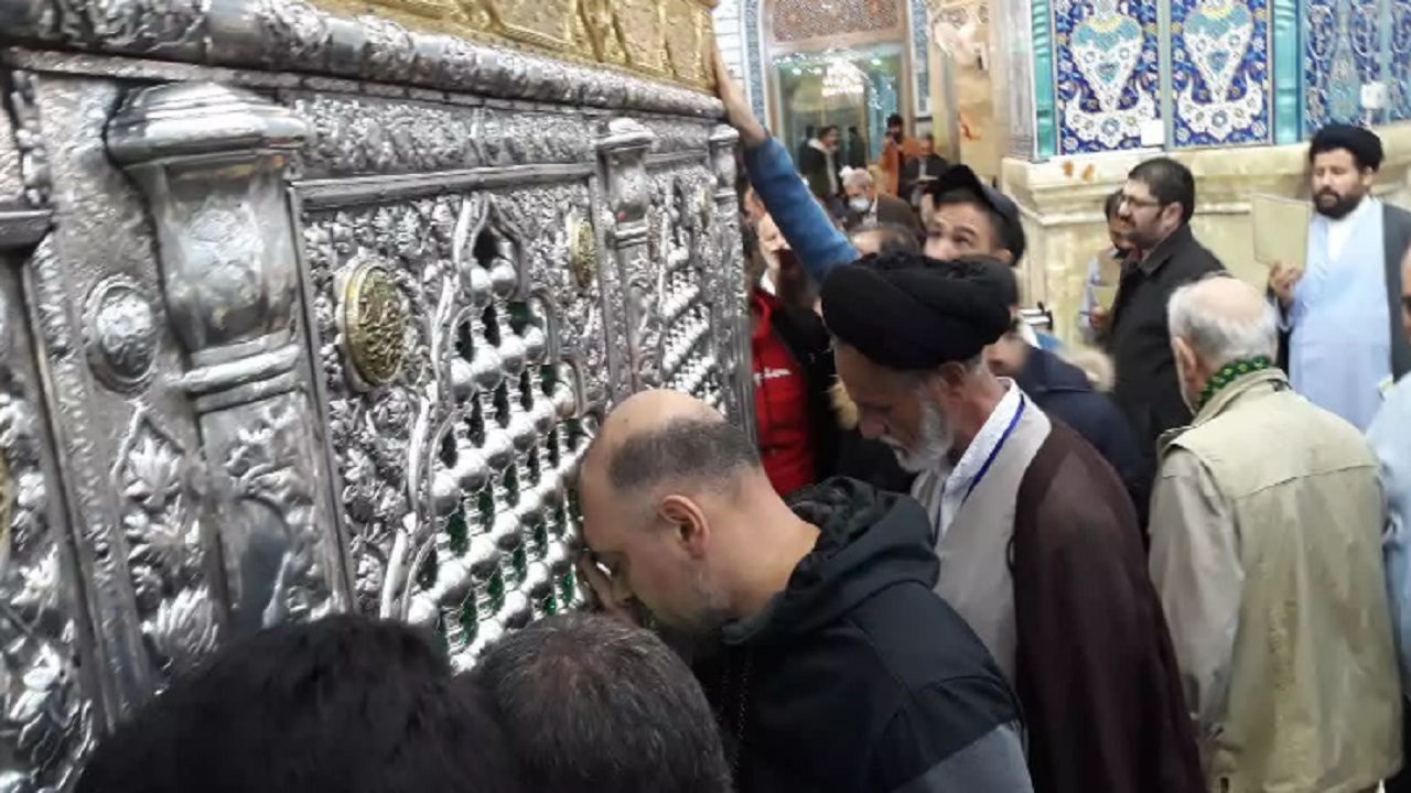 تشرف مفتی اعظم مرکزی روسیه به زیارت حرم حضرت معصومه (س)