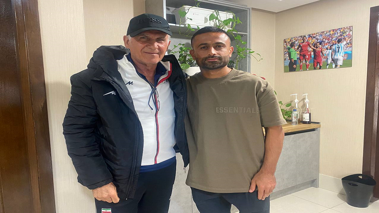 دیدار ابراهیمی با کی‌روش پس از خداحافظی با جام جهانی