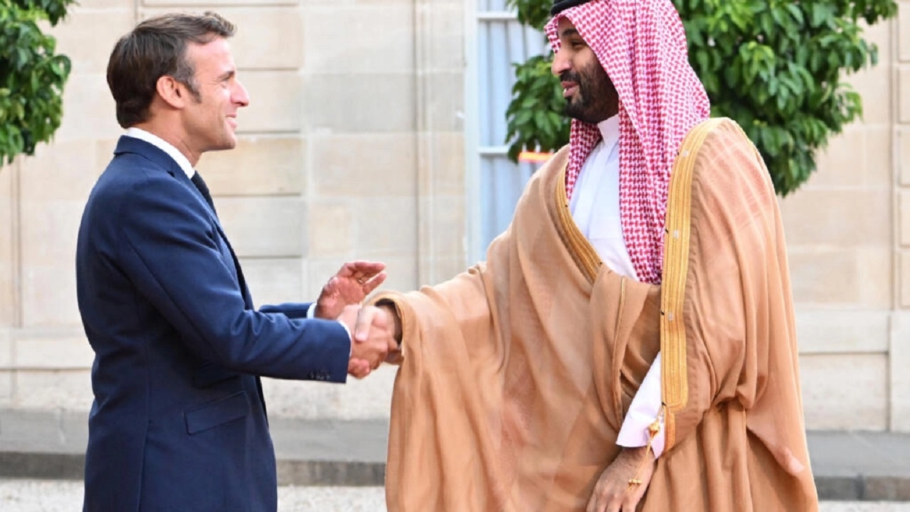 گفتگوی مکرون با ولیعهد سعودی