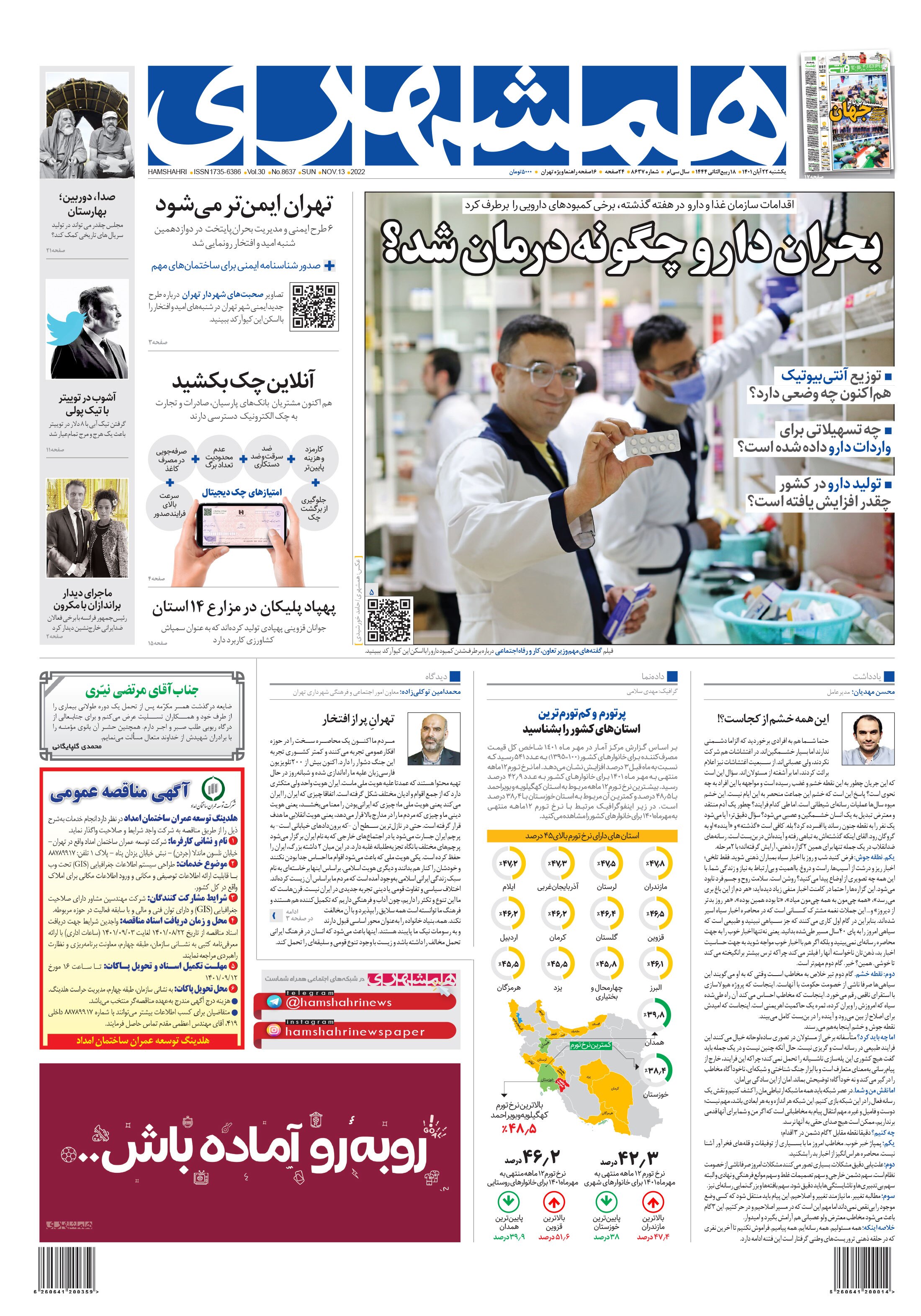 روزنامه همشهری