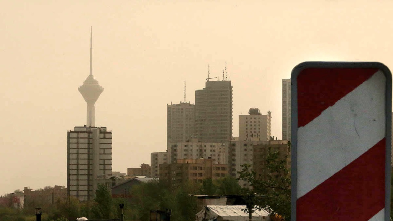هوای تهران در وضعیت نارنجی و ناسالم
