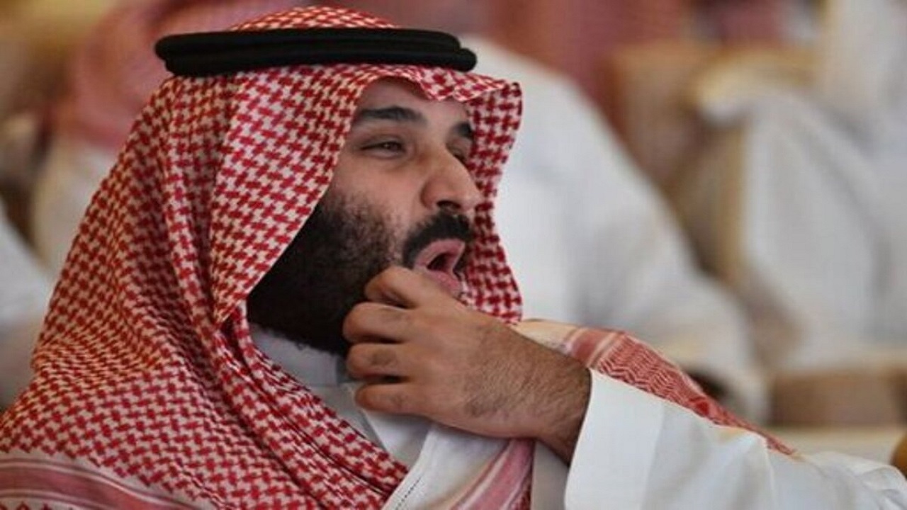حرکات جنجالی و عجیب ولیعهد عربستان هنگام سخنرانی در اجلاس شرم الشیخ + فیلم