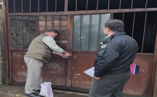 پلمب یک واحد تولید زغال بدون مجوز در تالش