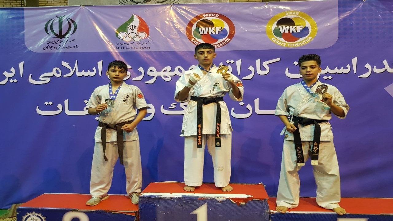 افتخار آفرینی کاراته کا‌های کردستانی در لیگ کاراته وان