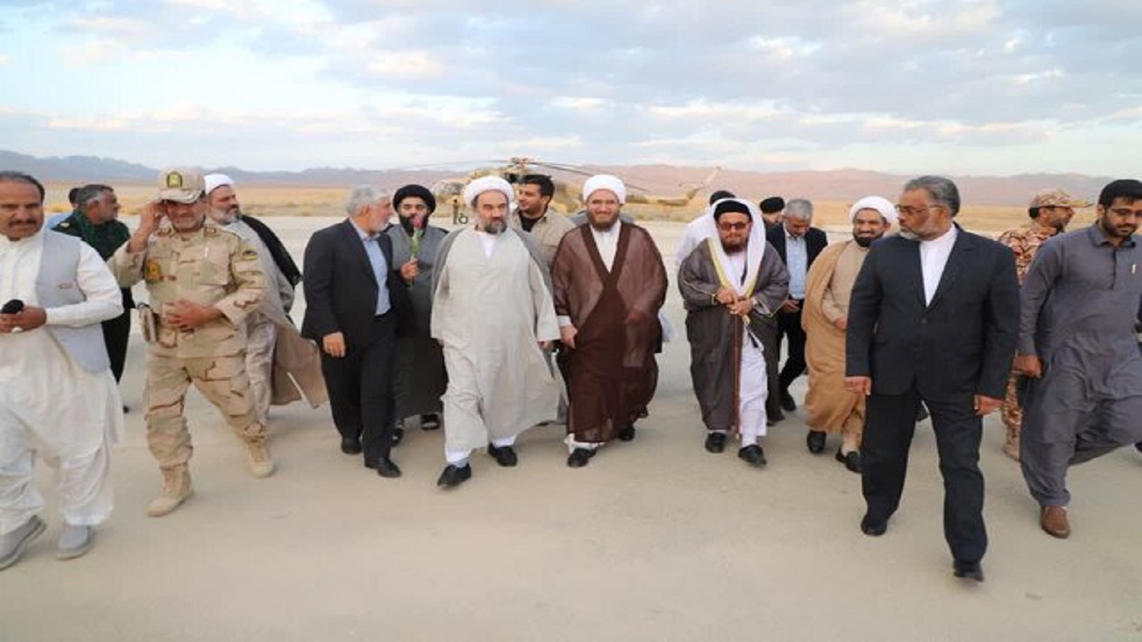سراوان مقصد دیگر هیئت اعزامی از سوی مقام معظم رهبری به سیستان و بلوچستان