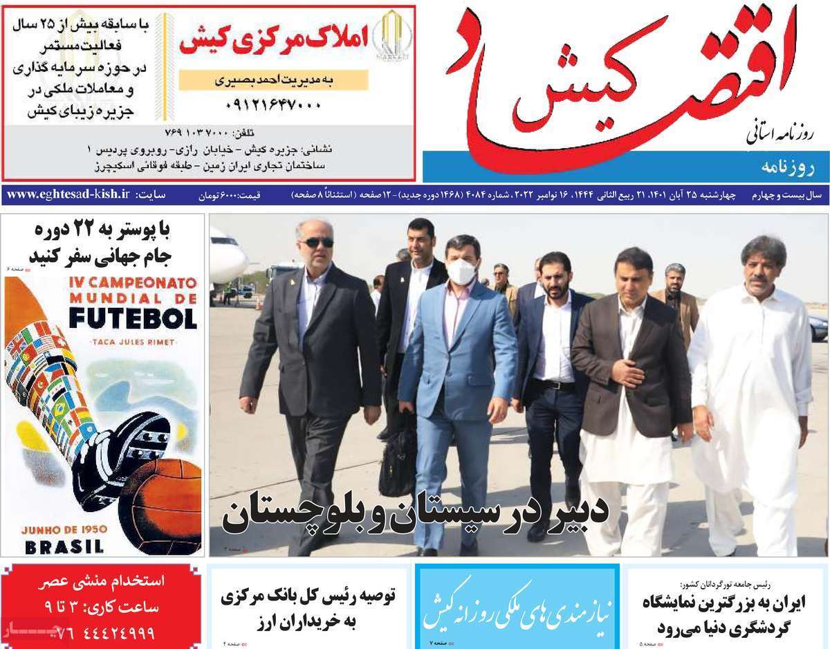 اقتصاد کیش25 ابان