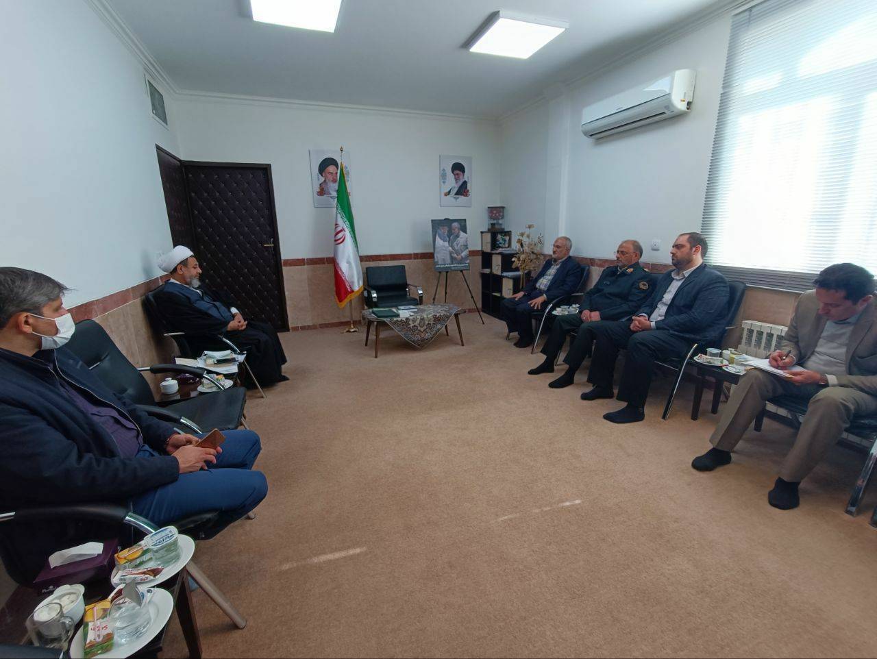 دیدار سردار زاهدیان و سردار ناظری با نماینده، ولی فقیه در استان کرمان