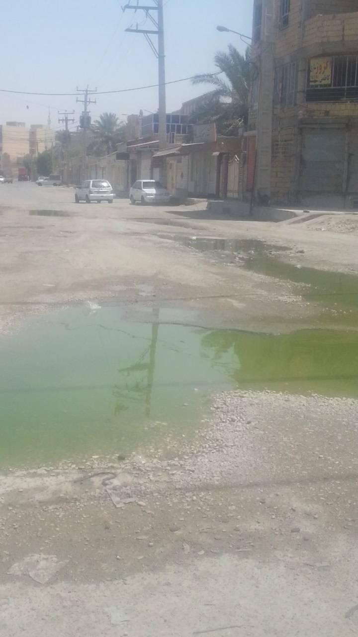 جوشش فاضلاب معضل اهالی فرهنگیان اهواز شد