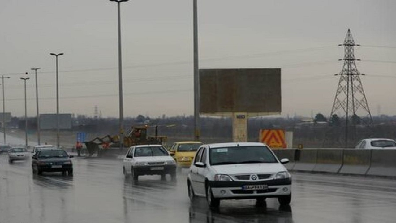 باران جاده‌های چهارمحال و بختیاری را لغزنده کرد