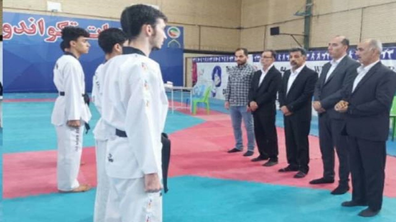 پایان آزمون استانی ارتقای کمربند تکواندو در قم