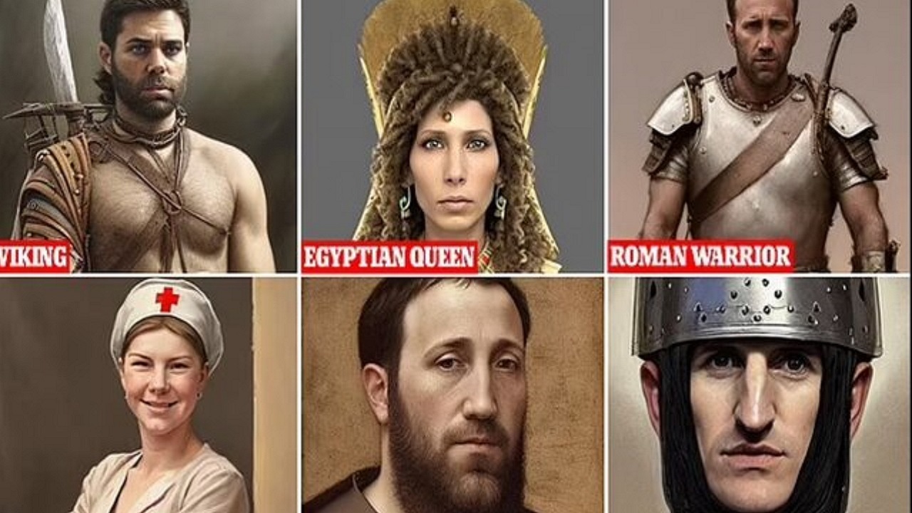 سفر در زمان با تبدیل عکس خود به شخصیتی تاریخی