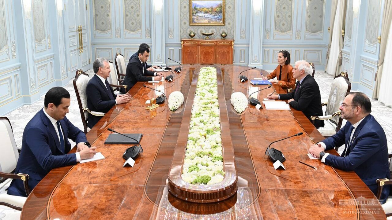 نماینده اتحادیه اروپا و رئیس جمهور ازبکستان درباره افغانستان گفت و گو کردند